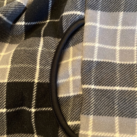 Raw Power Men’s Plaid Black Gray Sherpa Fleece Lined Zip up Hoodie, Size Large - Picture 8 of 10